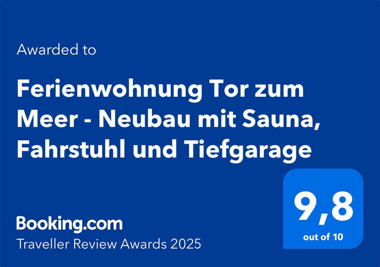 Ferienwohnung Tor Zum Meer - Neubau Mit Sauna, Fahrstuhl Und Tiefgarage Ostseebad Kühlungsborn Eksteriør bilde